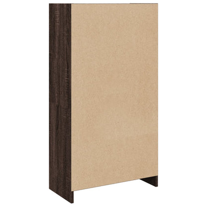 vidaXL Bücherregal Braun Eichen-Optik 57x28,5x107,5 cm Holzwerkstoff