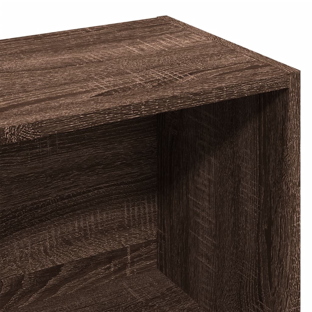 vidaXL Bücherregal Braun Eichen-Optik 57x28,5x107,5 cm Holzwerkstoff