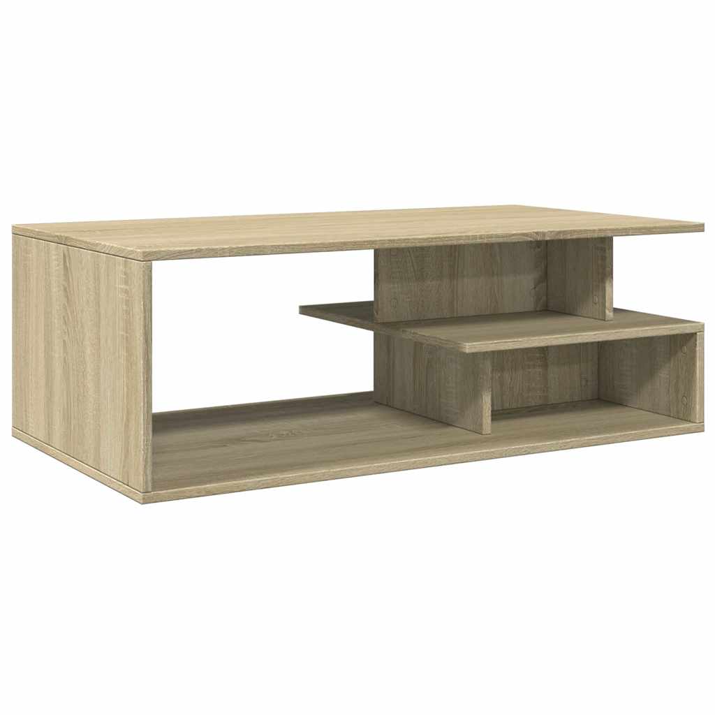 vidaXL Couchtisch Sonoma-Eiche 102x55x35 cm Holzwerkstoff