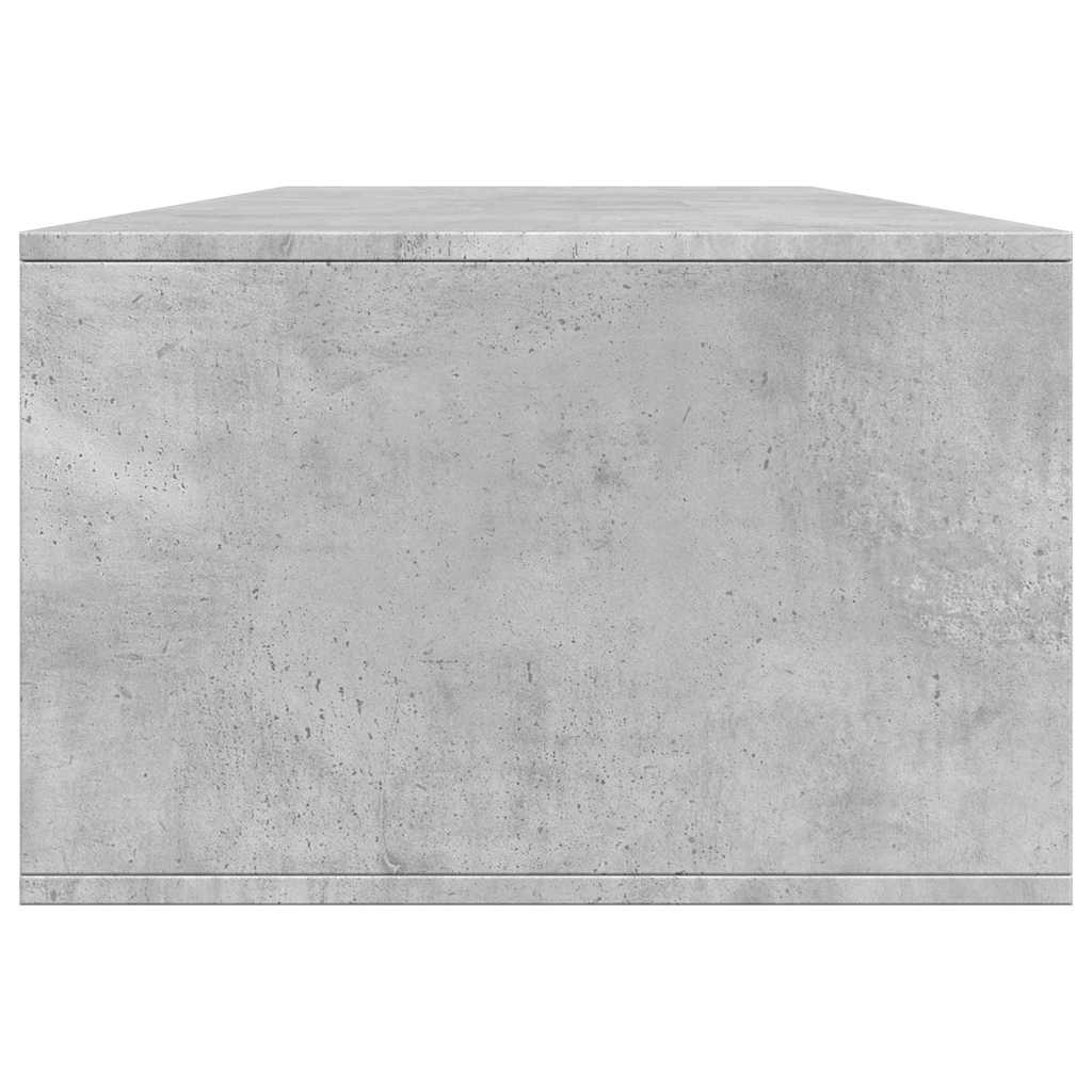 vidaXL Couchtisch Betongrau 102x55x35 cm Holzwerkstoff