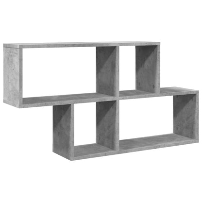 vidaXL Étagère murale gris béton 100x20x53 cm en bois d'ingénierie