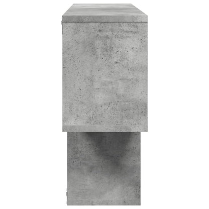 vidaXL Étagère murale gris béton 100x20x53 cm en bois d'ingénierie
