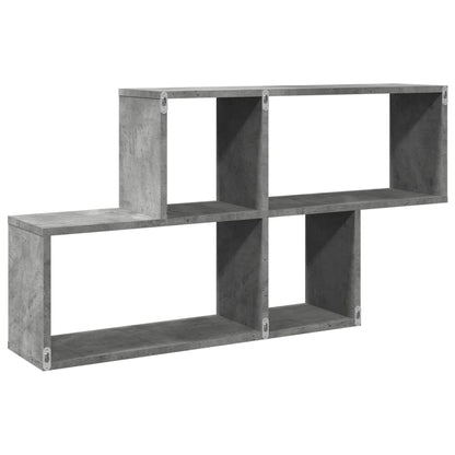 vidaXL Étagère murale gris béton 100x20x53 cm en bois d'ingénierie