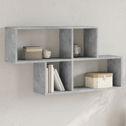 vidaXL Étagère murale gris béton 100x20x53 cm en bois d'ingénierie