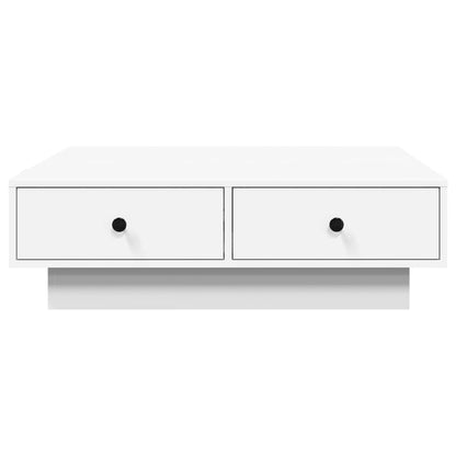 vidaXL Couchtisch Weiß 90x90x28 cm Holzwerkstoff