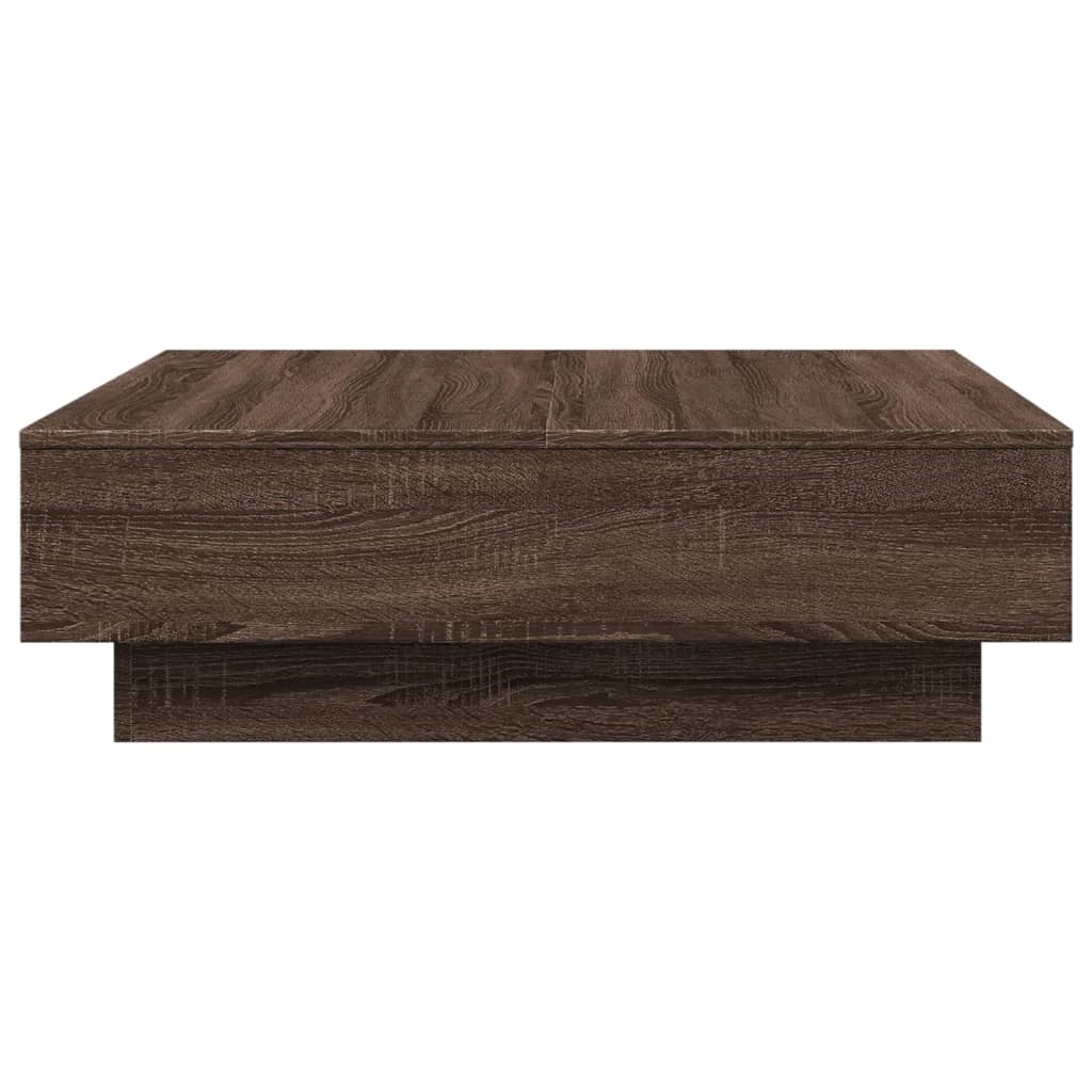 vidaXL Couchtisch Braun Eichen-Optik 90x90x28 cm Holzwerkstoff