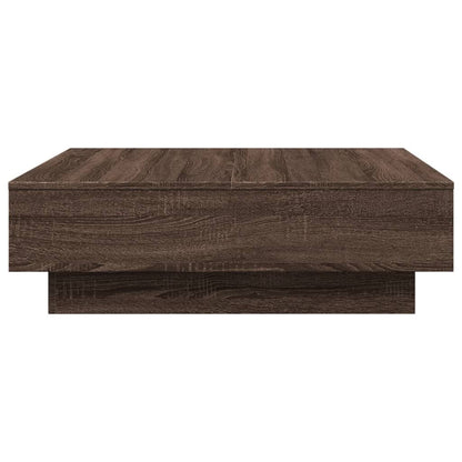 vidaXL Couchtisch Braun Eichen-Optik 90x90x28 cm Holzwerkstoff