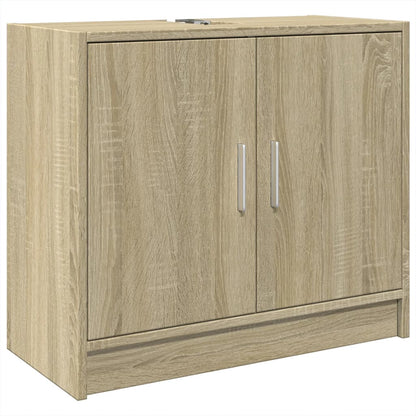 Meuble sous-lavabo vidaXL chêne Sonoma 63x29x55 cm bois d'ingénierie