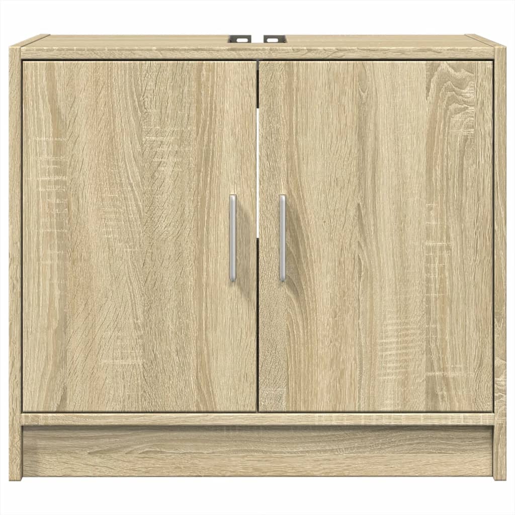Meuble sous-lavabo vidaXL chêne Sonoma 63x29x55 cm bois d'ingénierie