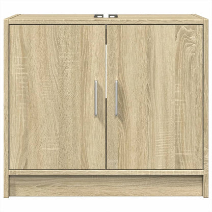 Meuble sous-lavabo vidaXL chêne Sonoma 63x29x55 cm bois d'ingénierie