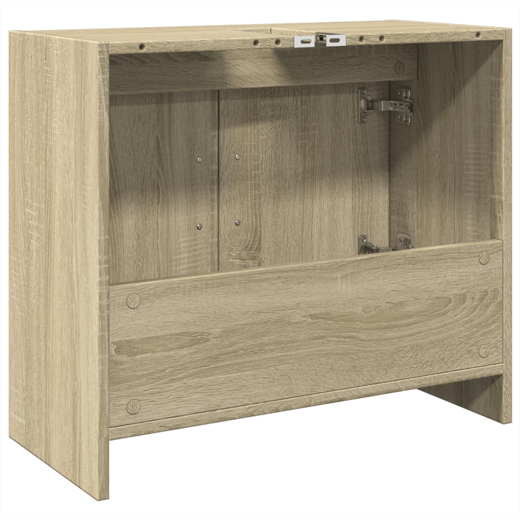 Meuble sous-lavabo vidaXL chêne Sonoma 63x29x55 cm bois d'ingénierie