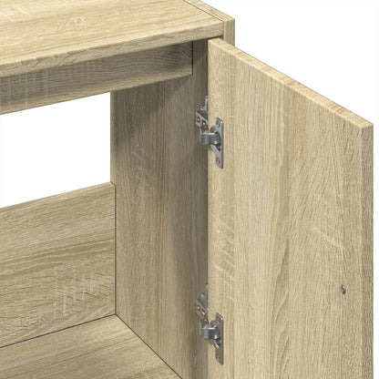 Meuble sous-lavabo vidaXL chêne Sonoma 63x29x55 cm bois d'ingénierie