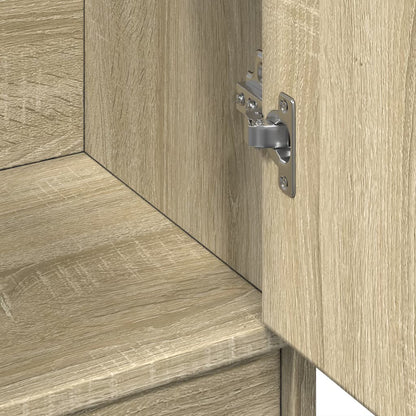 Meuble sous-lavabo vidaXL chêne Sonoma 63x29x55 cm bois d'ingénierie