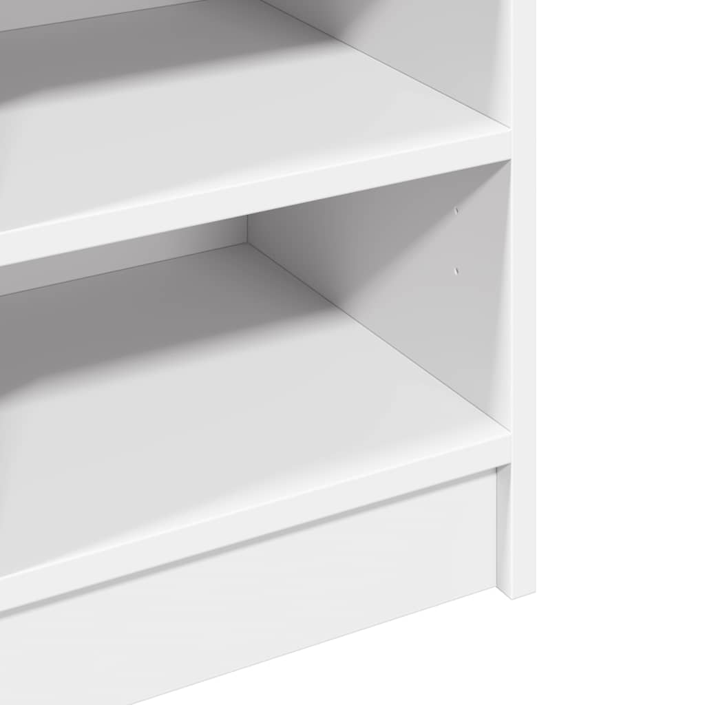 vidaXL Waschbeckenunterschrank Weiß 90x29x55 cm Holzwerkstoff
