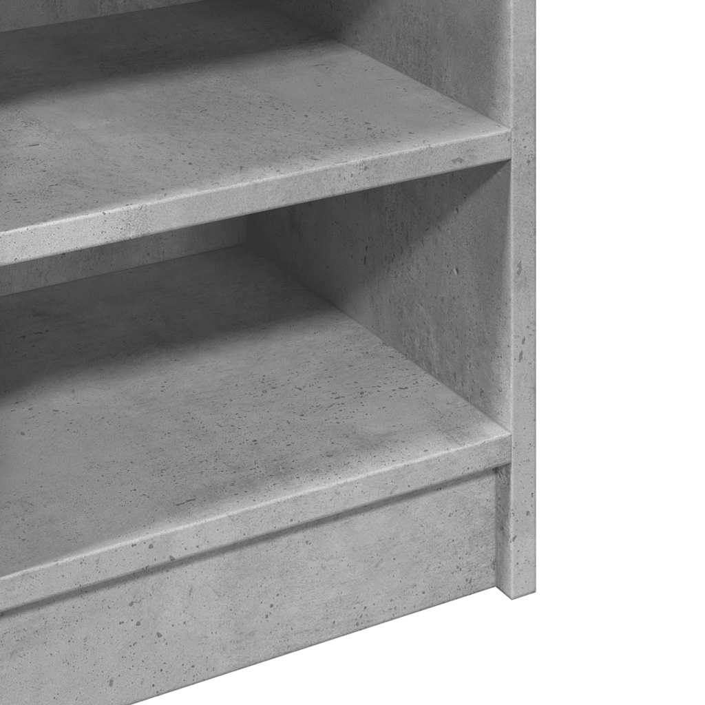 vidaXL Waschbeckenunterschrank Betongrau 90x29x55 cm Holzwerkstoff