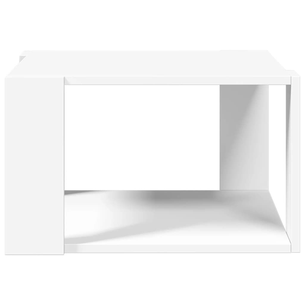 vidaXL Couchtisch Weiß 51,5 x 51,5 x 30 cm Holzwerkstoff