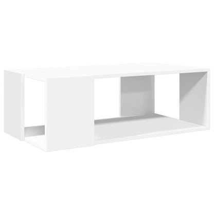 vidaXL Couchtisch Weiß 89,5x48x30 cm Holzwerkstoff