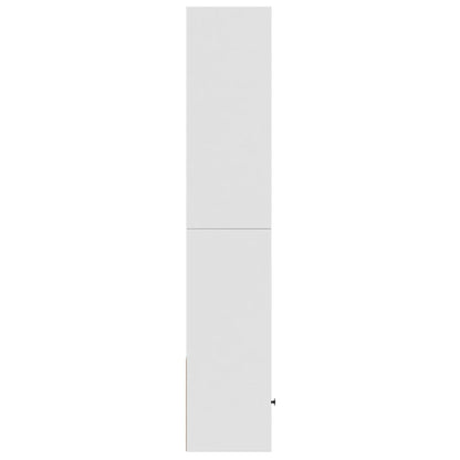 vidaXL Bücherregal Weiß 40x36x189 cm Holzwerkstoff