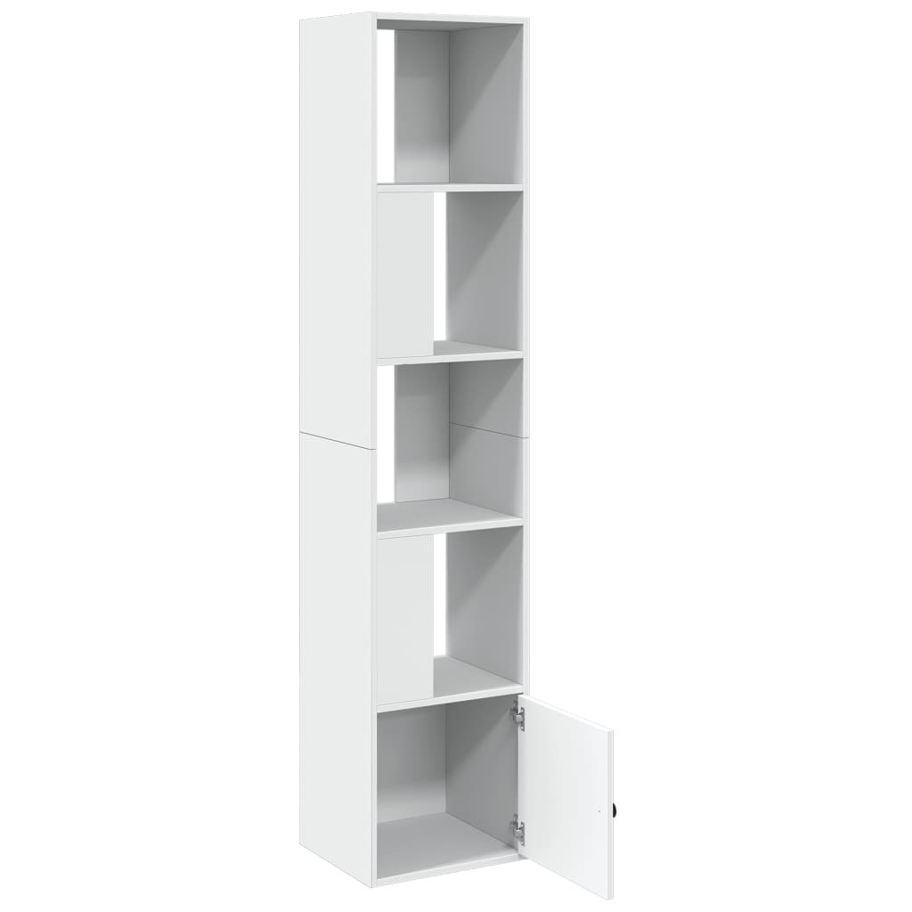 vidaXL Bücherregal Weiß 40x36x189 cm Holzwerkstoff