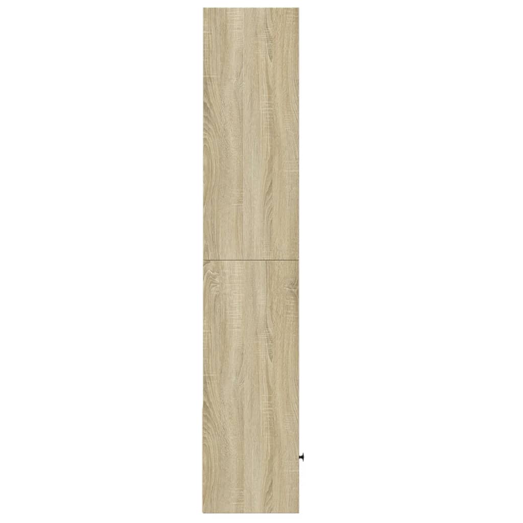 vidaXL Bücherregal Sonoma-Eiche 40x36x189 cm Holzwerkstoff