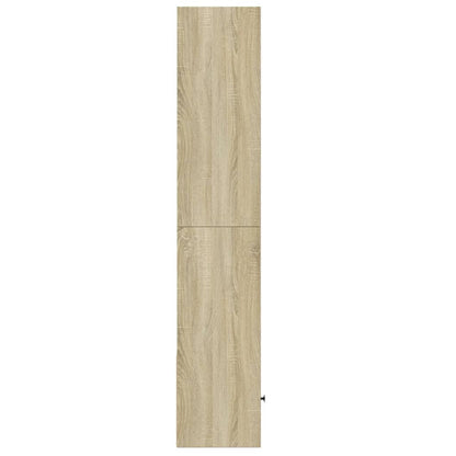 vidaXL Bücherregal Sonoma-Eiche 40x36x189 cm Holzwerkstoff