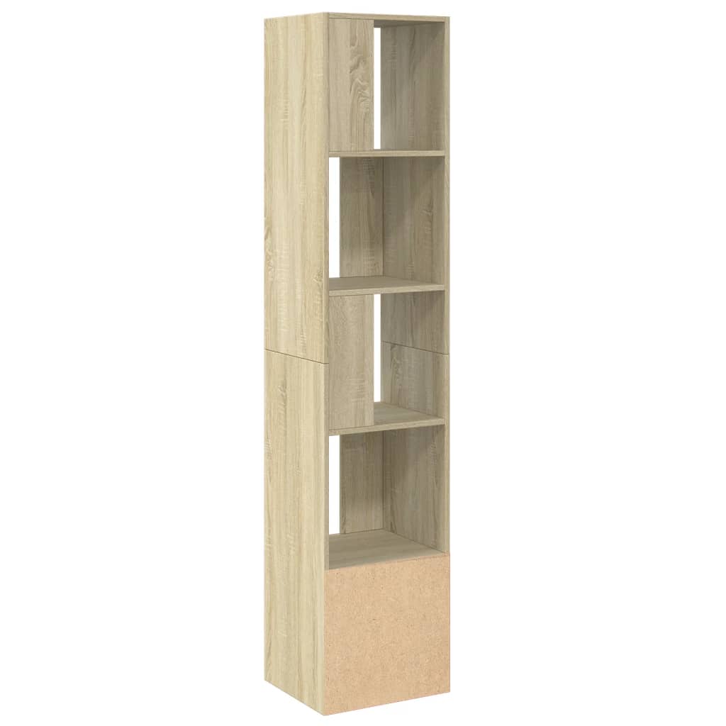 vidaXL Bücherregal Sonoma-Eiche 40x36x189 cm Holzwerkstoff