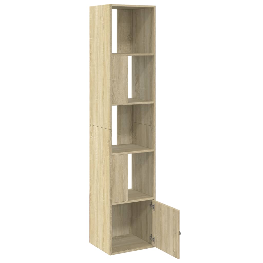 vidaXL Bücherregal Sonoma-Eiche 40x36x189 cm Holzwerkstoff