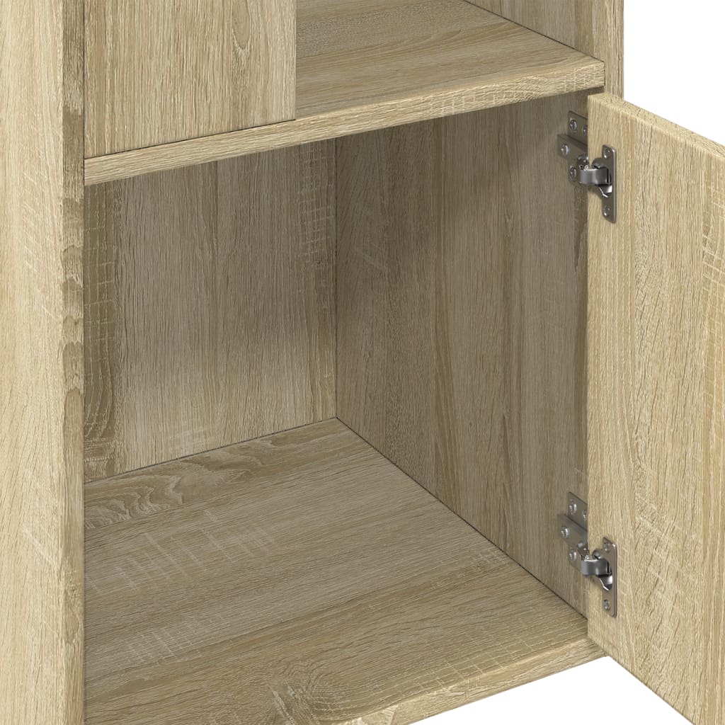 vidaXL Bücherregal Sonoma-Eiche 40x36x189 cm Holzwerkstoff