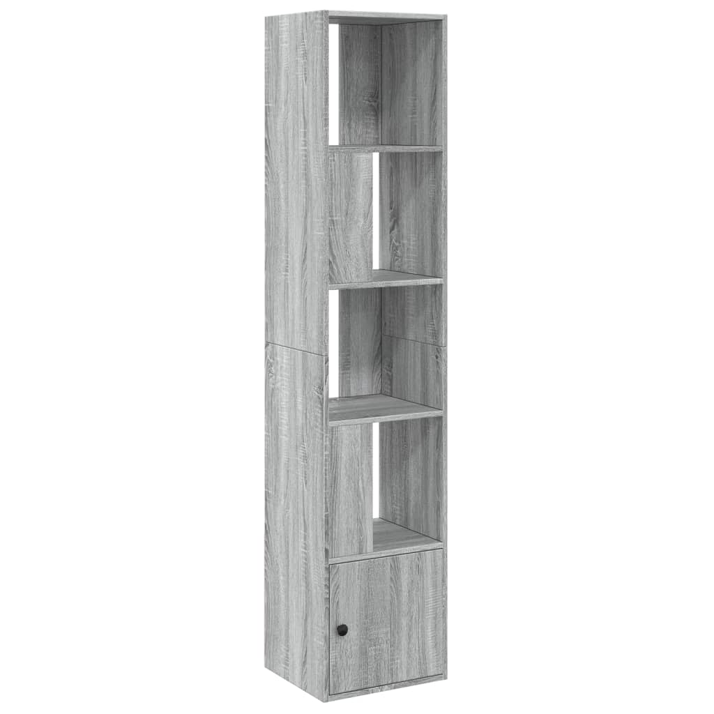 vidaXL Bücherregal Grau Sonoma 40x36x189 cm Holzwerkstoff