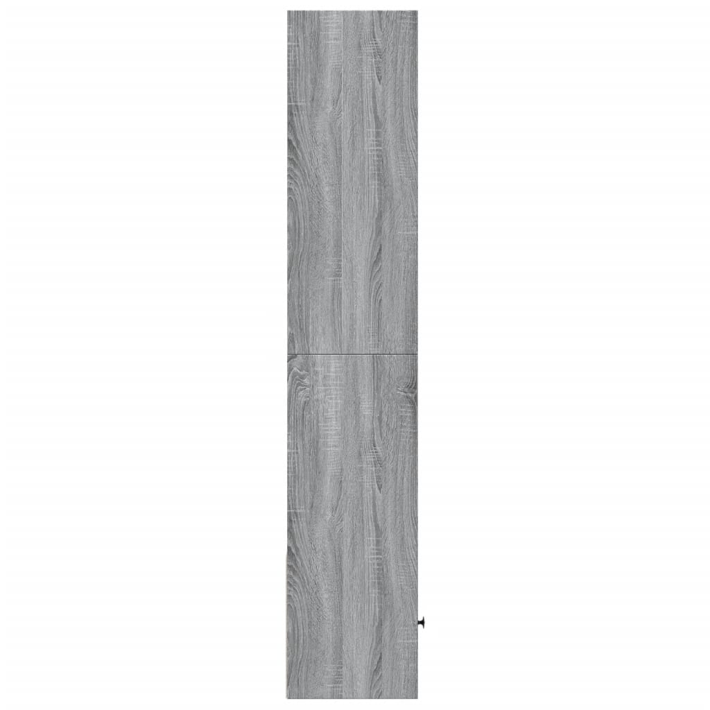 vidaXL Bücherregal Grau Sonoma 40x36x189 cm Holzwerkstoff