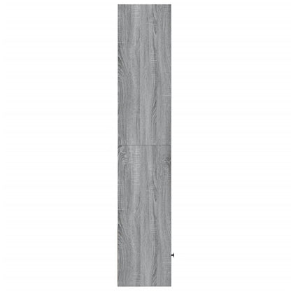vidaXL Bücherregal Grau Sonoma 40x36x189 cm Holzwerkstoff