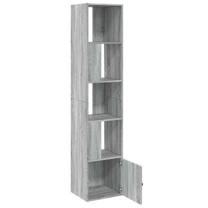 vidaXL Bücherregal Grau Sonoma 40x36x189 cm Holzwerkstoff