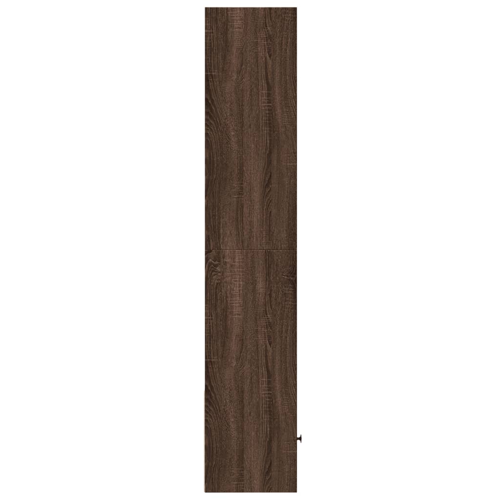 vidaXL Bücherregal Braun Eichen-Optik 40x36x189 cm Holzwerkstoff