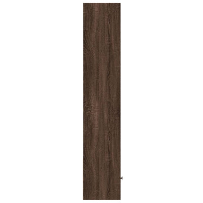 vidaXL Bücherregal Braun Eichen-Optik 40x36x189 cm Holzwerkstoff