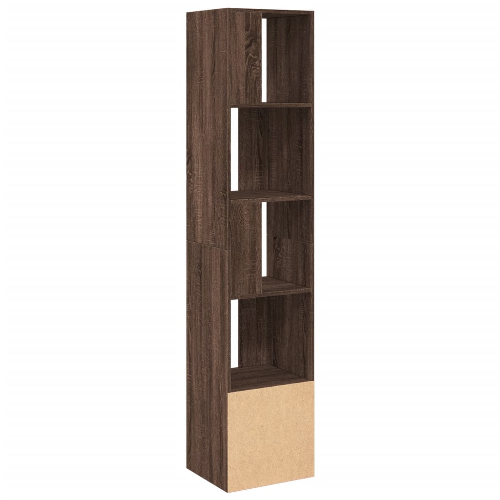 vidaXL Bücherregal Braun Eichen-Optik 40x36x189 cm Holzwerkstoff
