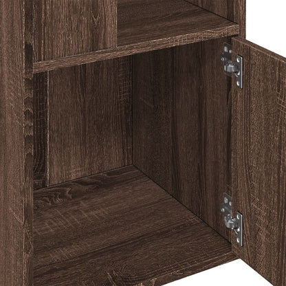 vidaXL Bücherregal Braun Eichen-Optik 40x36x189 cm Holzwerkstoff