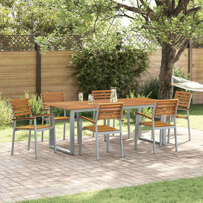 vidaXL Gartenstuhl 6 pcs Braun 56 x 57 x 87 cm Massivholz Akazie