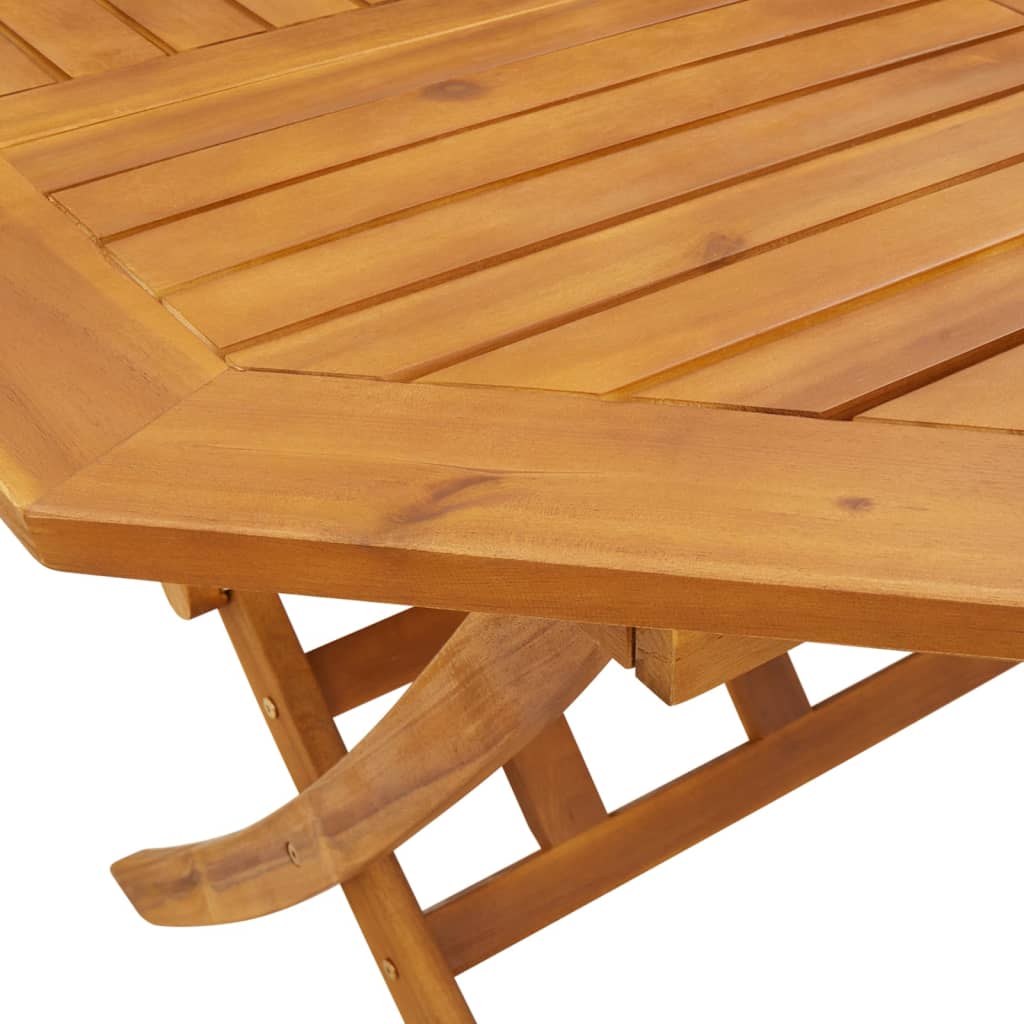 vidaXL 5-tlg. Garten-Essgruppe Klappbar Massivholz Akazie