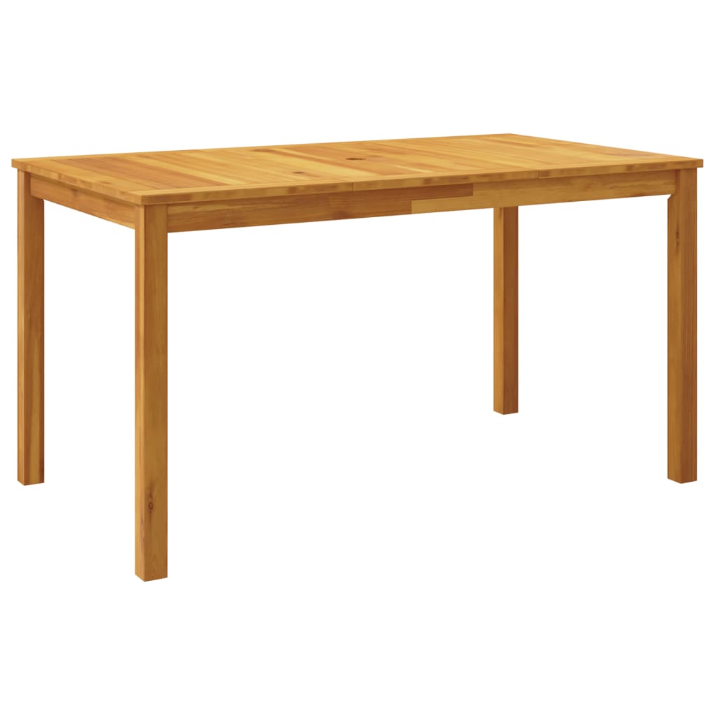 vidaXL Ensemble de salle à manger de jardin 5 pcs 140x80x74 cm Bois d'acacia massif