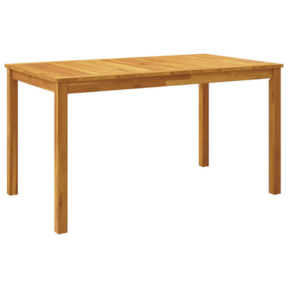 vidaXL Ensemble de salle à manger de jardin 5 pcs 140x80x74 cm Bois d'acacia massif