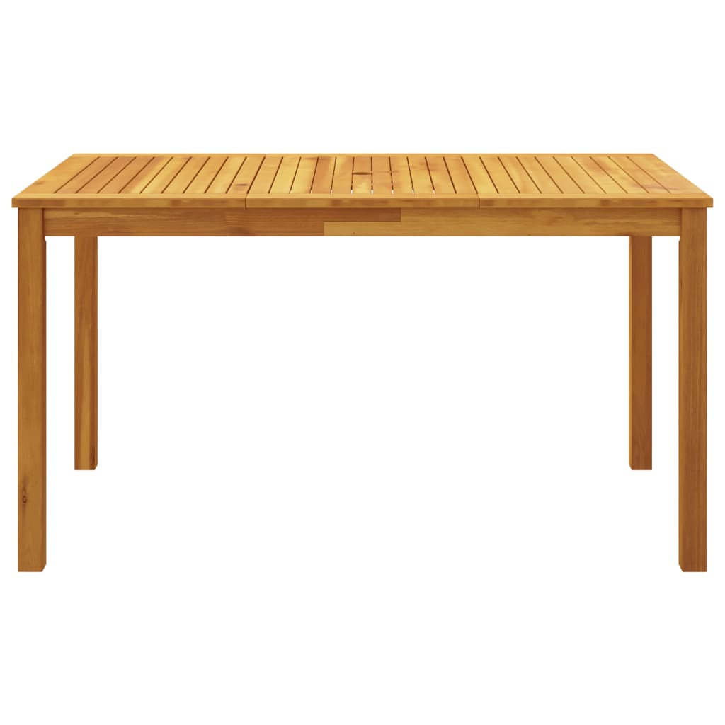 vidaXL Ensemble de salle à manger de jardin 5 pcs 140x80x74 cm Bois d'acacia massif