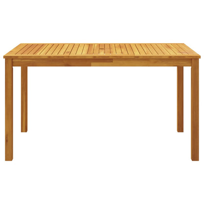 vidaXL Ensemble de salle à manger de jardin 5 pcs 140x80x74 cm Bois d'acacia massif