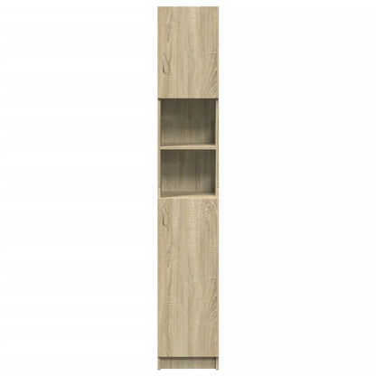 vidaXL Badezimmerschrank Sonoma-Eiche 32x25,5x190 cm Holzwerkstoff