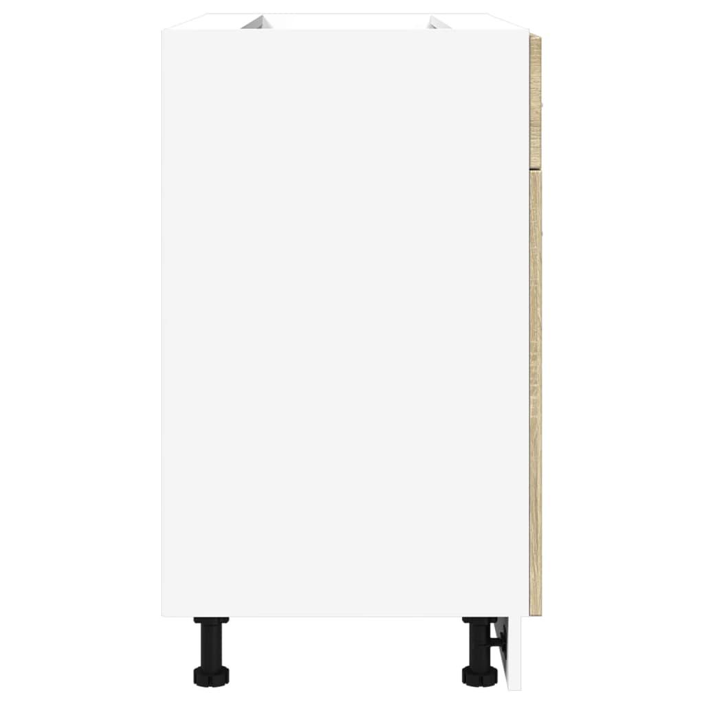 vidaXL Schubunterschrank Lyon Sonoma-Eiche 80x46x81,5 cm Holzwerkstoff