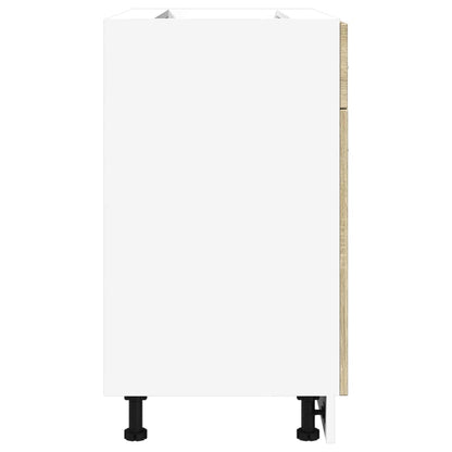 vidaXL Schubunterschrank Lyon Sonoma-Eiche 80x46x81,5 cm Holzwerkstoff