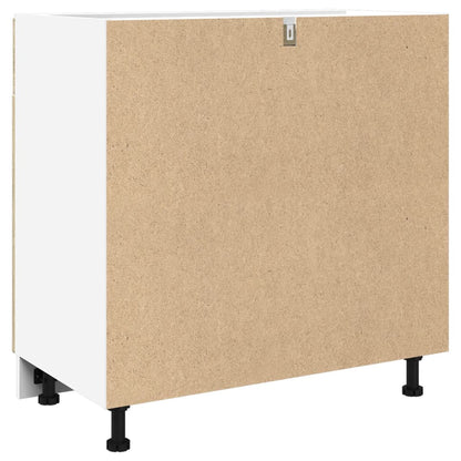 vidaXL Schubunterschrank Lyon Sonoma-Eiche 80x46x81,5 cm Holzwerkstoff