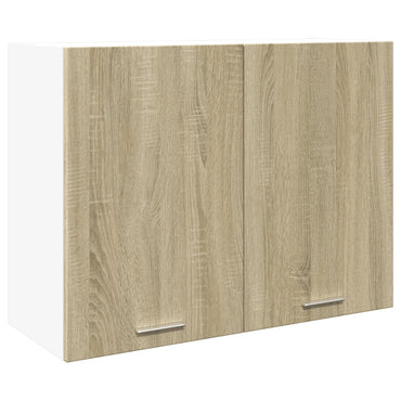 vidaXL Hängeschrank Lyon Sonoma-Eiche 80x31x60 cm Holzwerkstoff