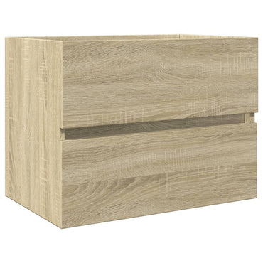 Meuble sous-lavabo vidaXL chêne sonoma 60x38,5x45 cm bois d'ingénierie