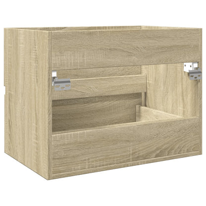 Meuble sous-lavabo vidaXL chêne sonoma 60x38,5x45 cm bois d'ingénierie