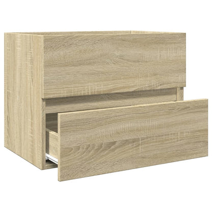 Meuble sous-lavabo vidaXL chêne sonoma 60x38,5x45 cm bois d'ingénierie